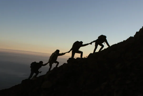 Trust your leadership, mountain climbing metaphor